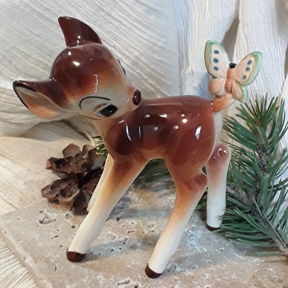 Disney Accents Vintage Disney Bambi Figurine Japan 94s Excellent